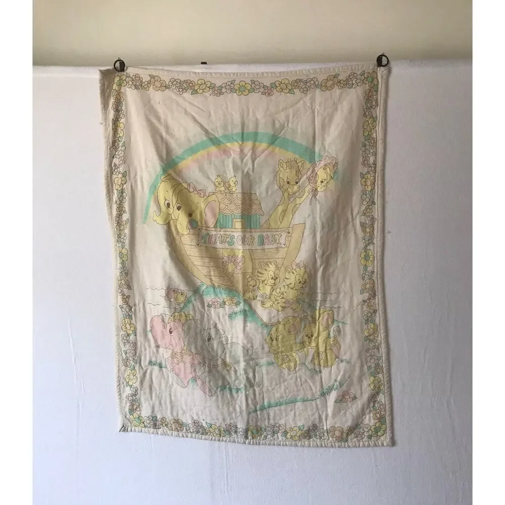 Vintage baby blanket - Picture 1 of 8